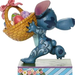 Disney Traditions Lilo et Stich - Stitch Running with Easter Basket