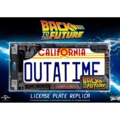 Doctor Collector - plaque minéralogique OUTATIME - BTTF réplique 1/1