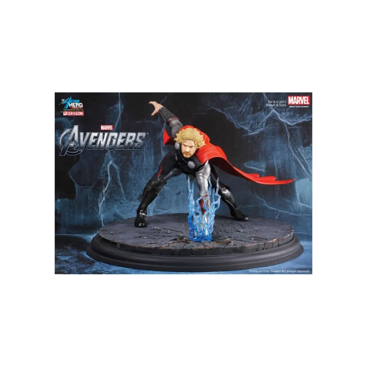 Dragon Figurine Vignette Thor Avengers 1/9