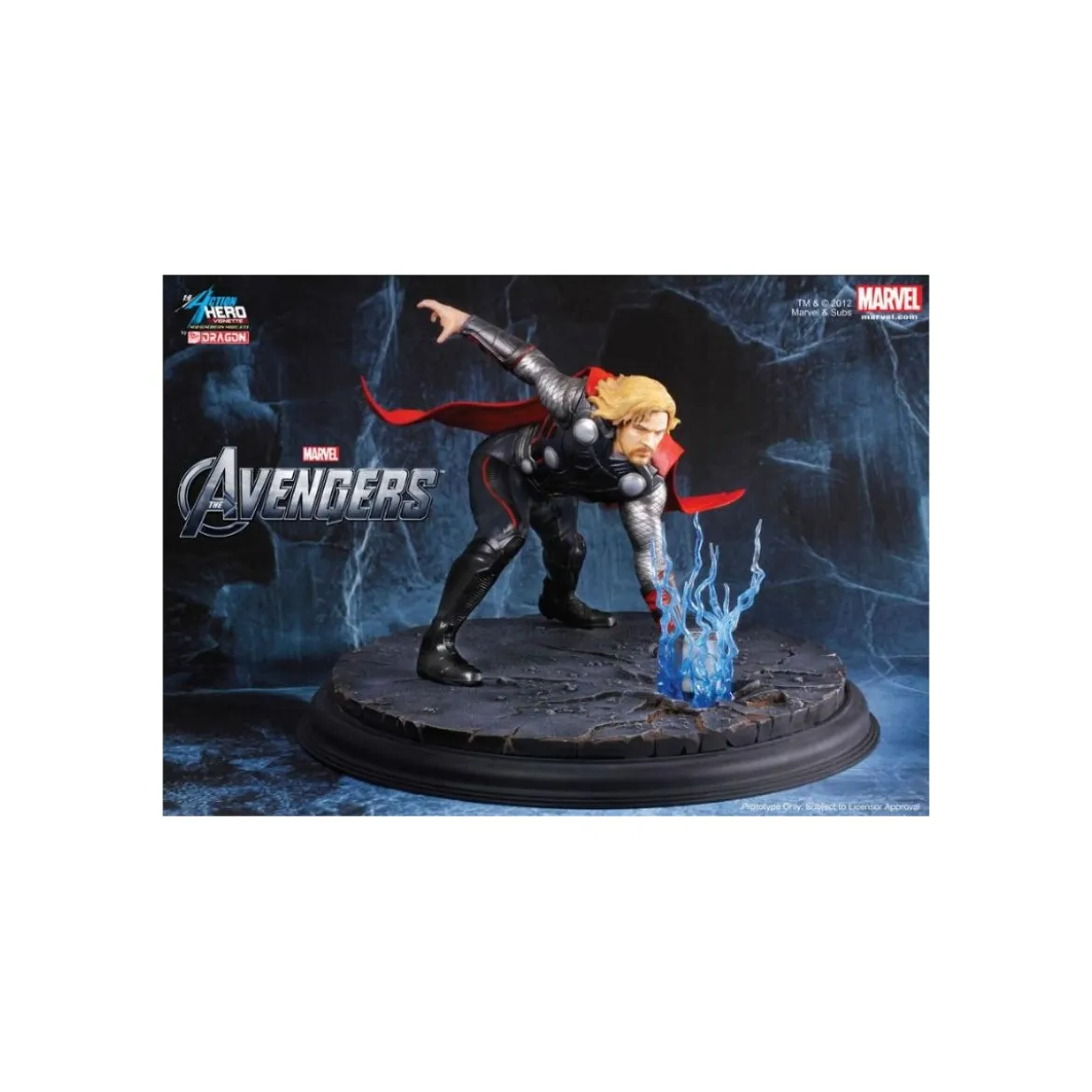 Dragon Figurine Vignette Thor Avengers 1/9