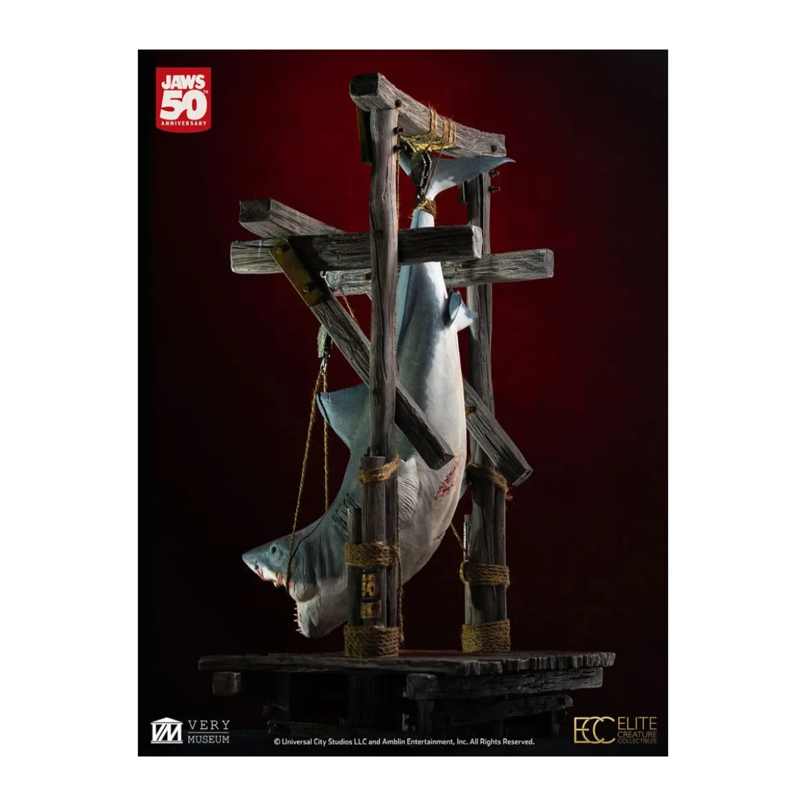 ECC Elite Creature Collectibles - Les Dents de la mer 1/12 - Jaws