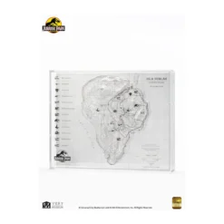 ECC Elite Creature Collectibles - Jurassic Park Carte topographique Isla Nublar