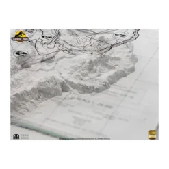 ECC Elite Creature Collectibles - Jurassic Park Carte topographique Isla Nublar