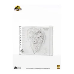 ECC Elite Creature Collectibles - Jurassic Park Carte topographique Isla Nublar