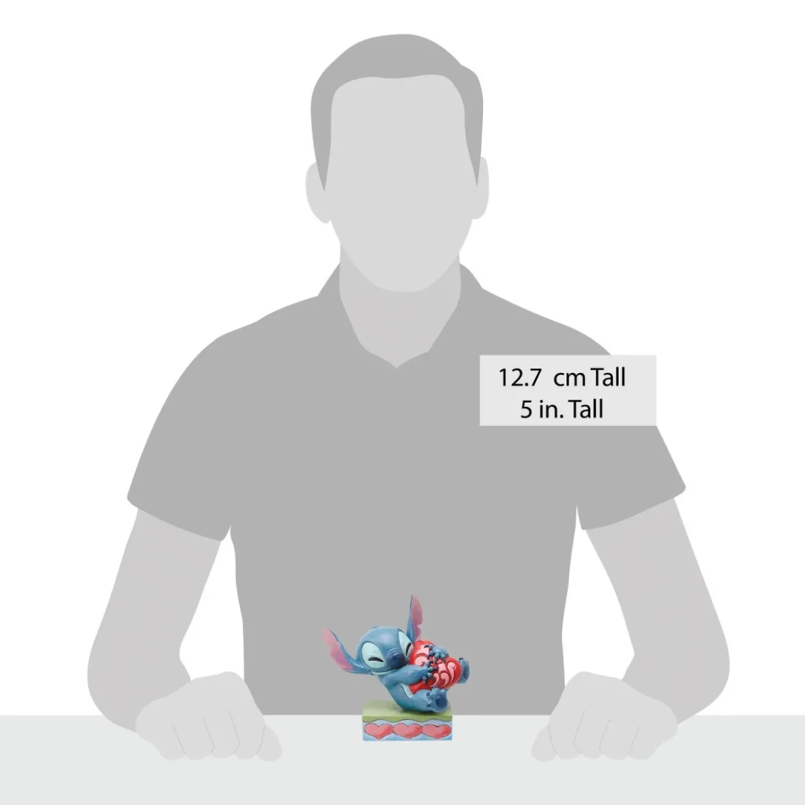 Enesco - Disney Tradition by Jim Shore - Lilo et Stich - Stitch câlinant un coeur