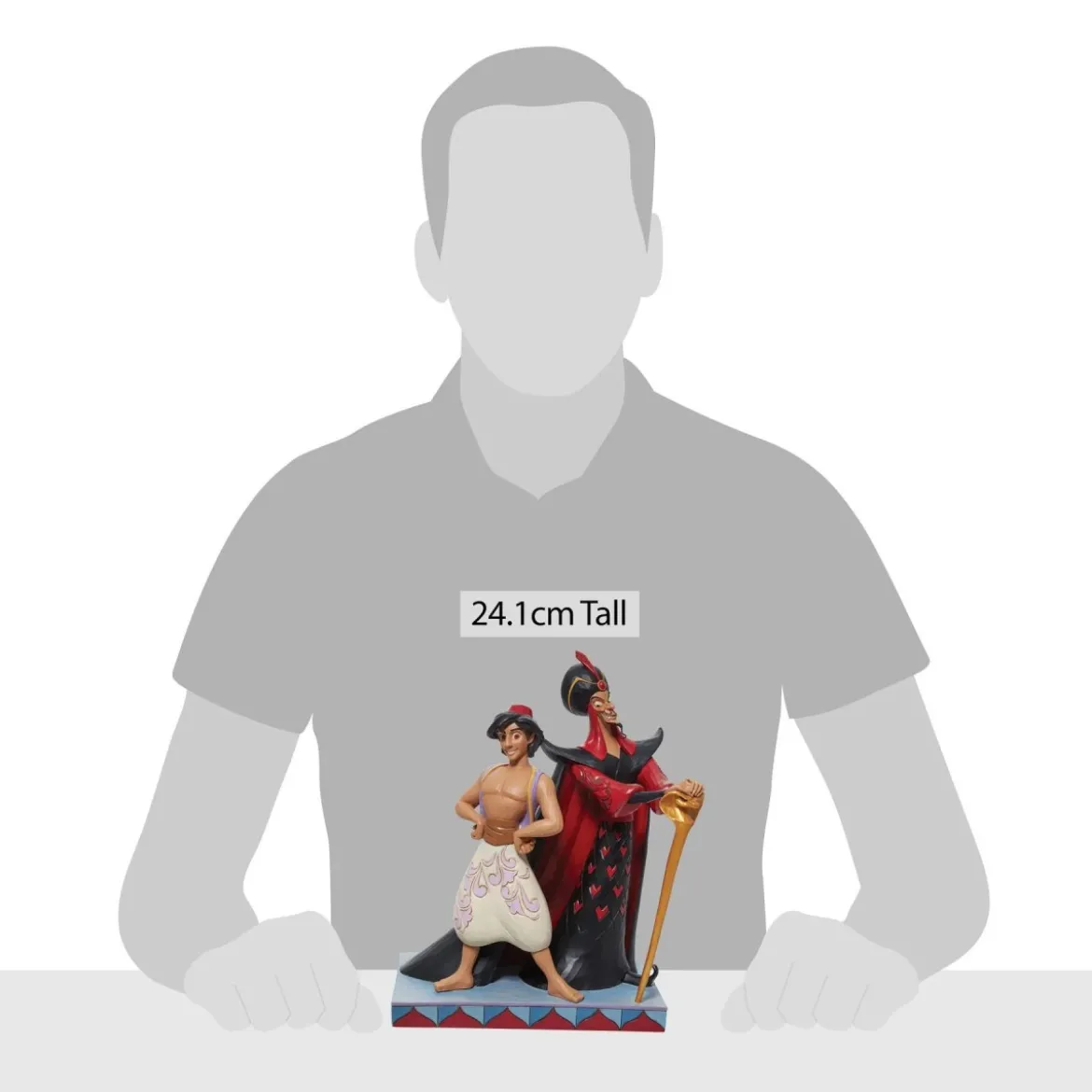 Enesco Disney Traditions - Aladdin - Aladdin & Jafar - Hero vs Villain
