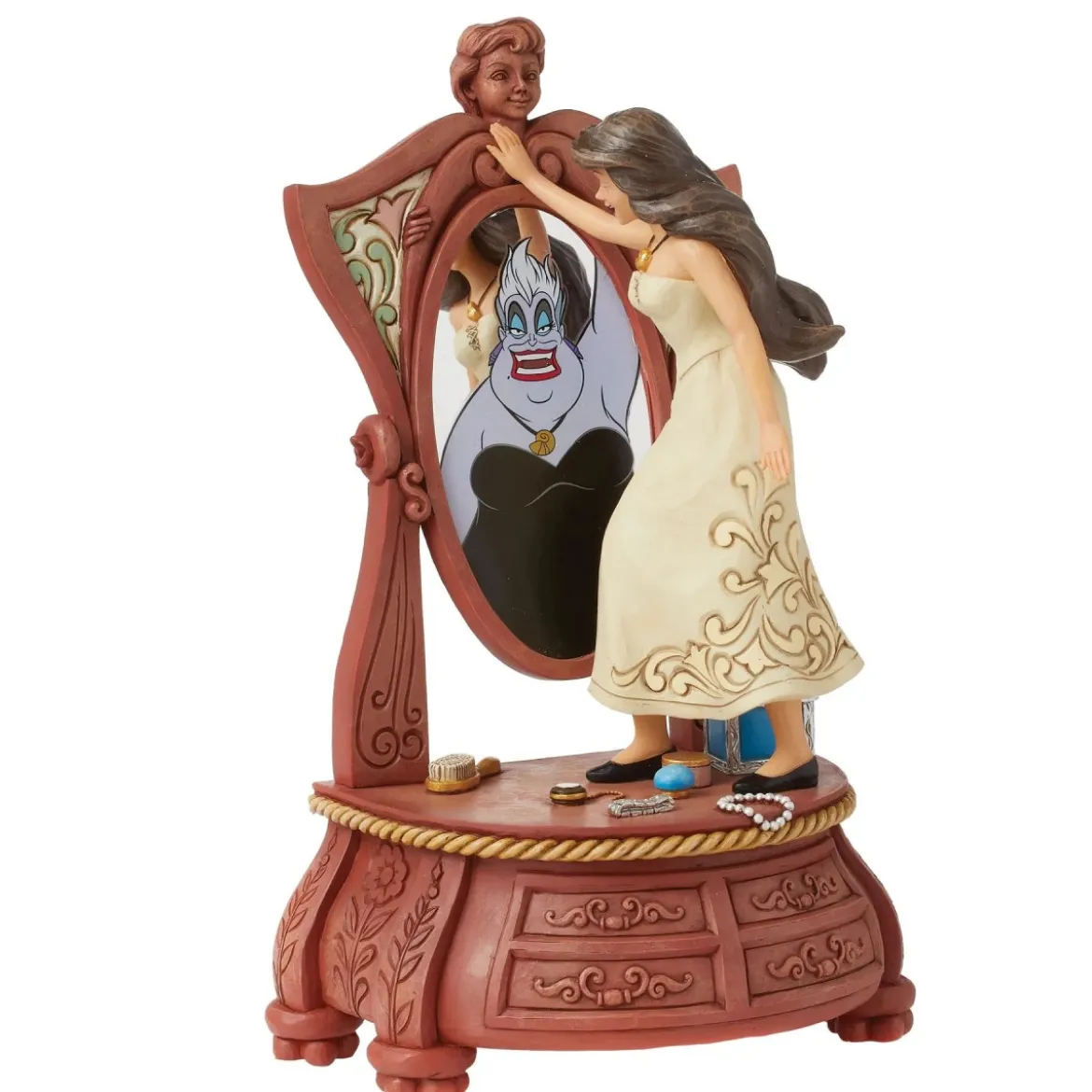 Enesco Disney Traditions By Jim Shore - Vanessa Miroir Vanité - La Petite Sirene