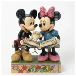 Enesco Disney Traditions - Mickey & Minnie feuilletant un livre