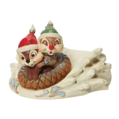 Enesco - Disney Traditions Tic & Tac font de la luge