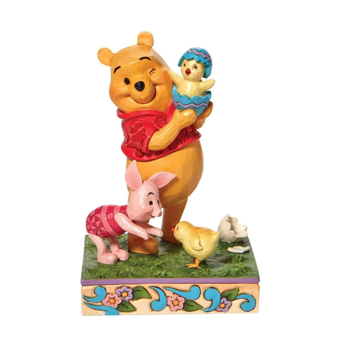 Enesco - Disney Tradition - Winnie L'Ourson "Pooh & Piglet with Chick" - By Jim Shore