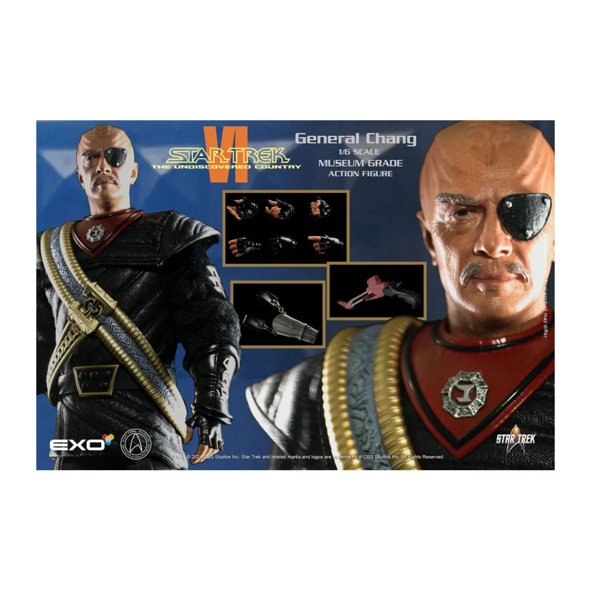 EXO-6 - Star Trek 6 : Terre inconnue figurine 1/6 General Chang