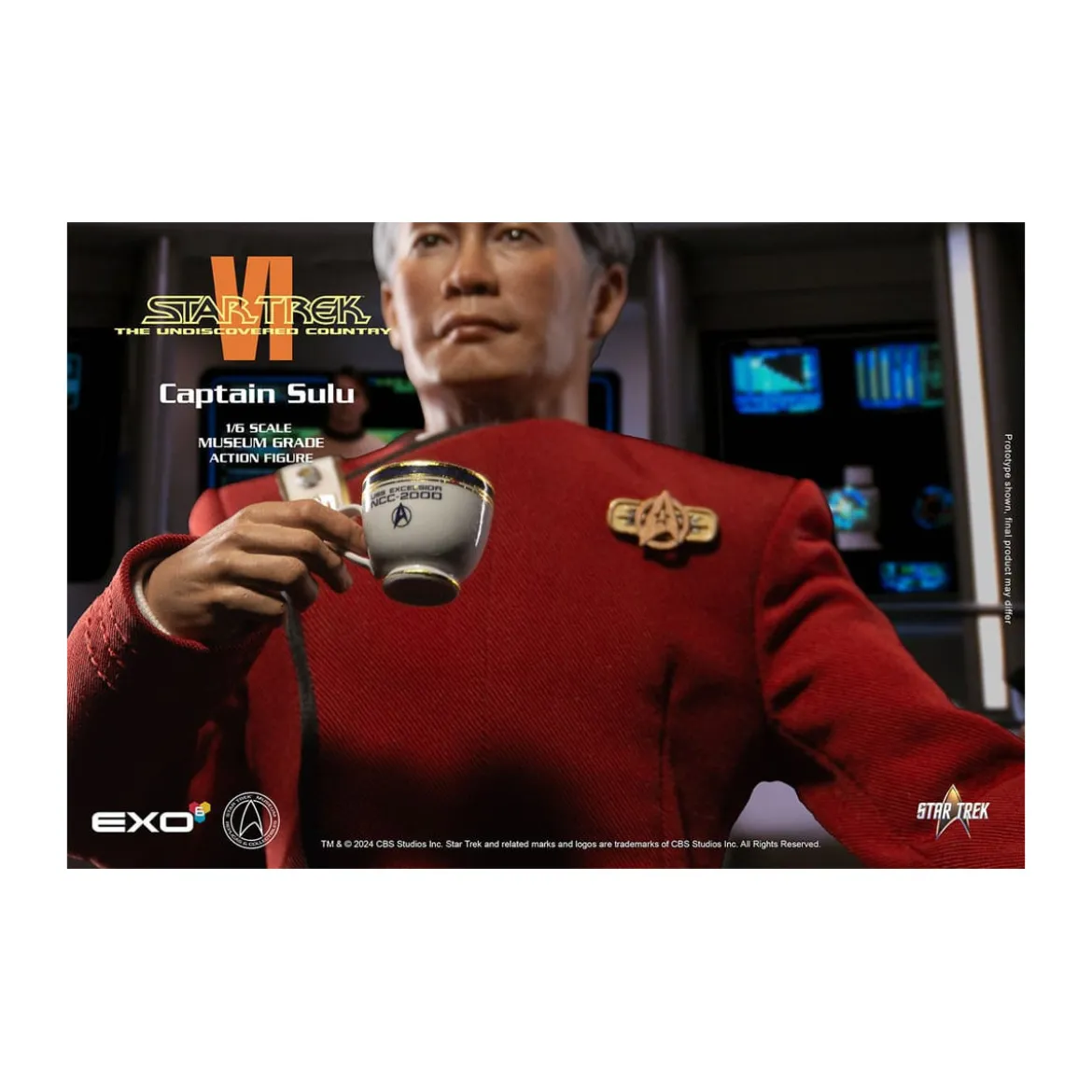 EXO-6 - Star Trek 6 : Terre inconnue figurine 1/6 Captain Hikaru Sulu