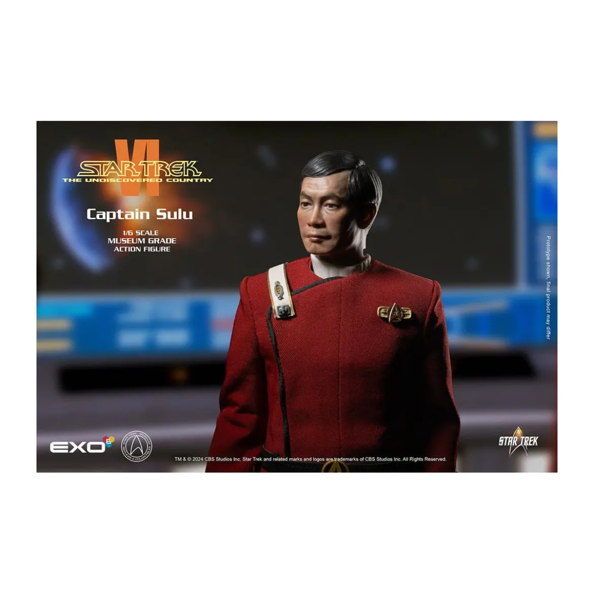 EXO-6 - Star Trek 6 : Terre inconnue figurine 1/6 Captain Hikaru Sulu