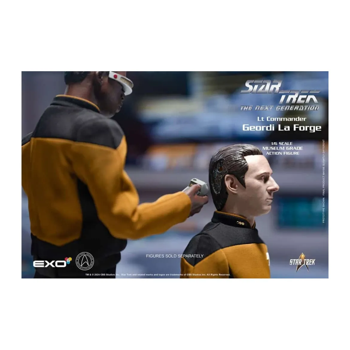 EXO-6 - Star Trek: The Next Generation - Geordi La Forge Standard Version 1:6 Scale Figure