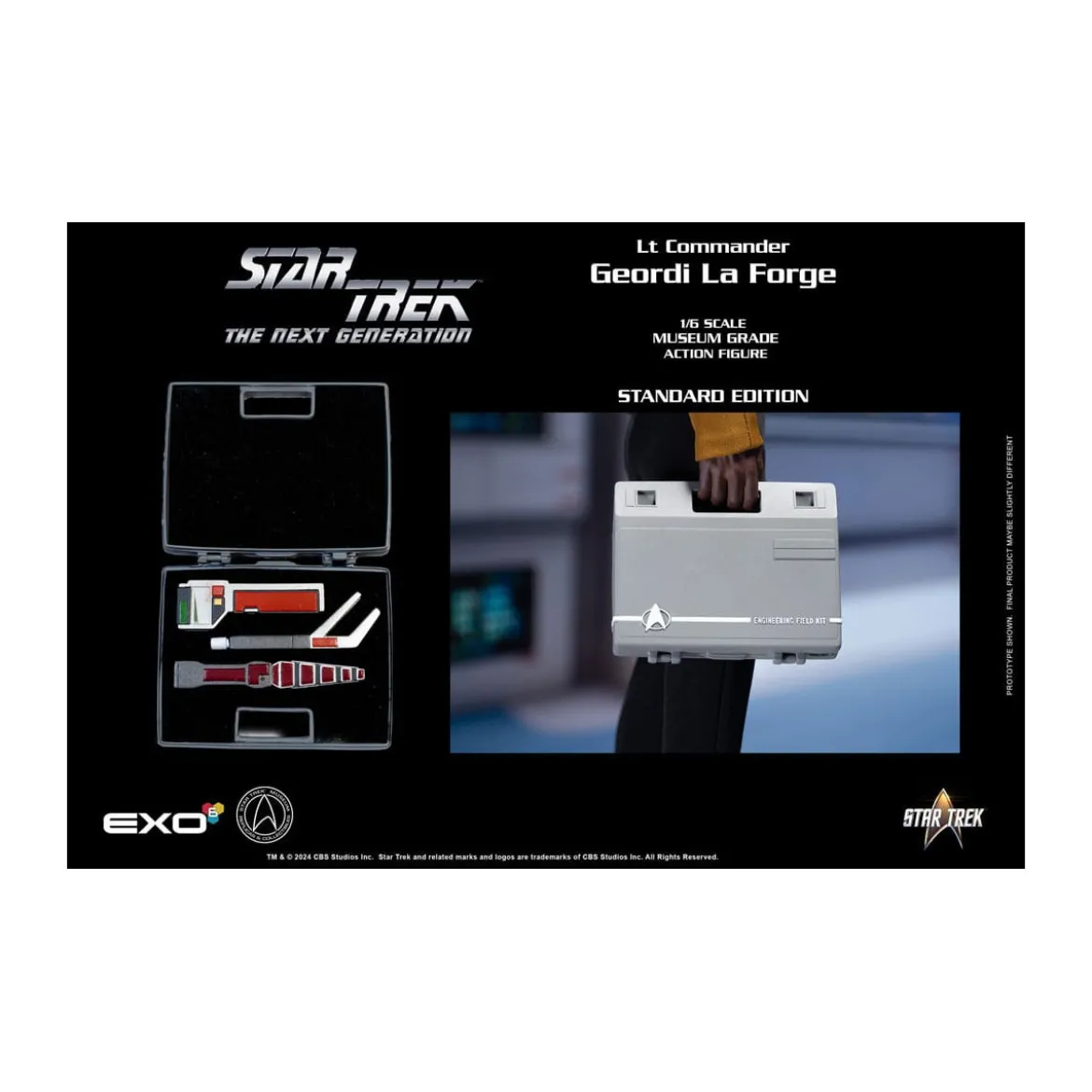 EXO-6 - Star Trek: The Next Generation - Geordi La Forge Standard Version 1:6 Scale Figure