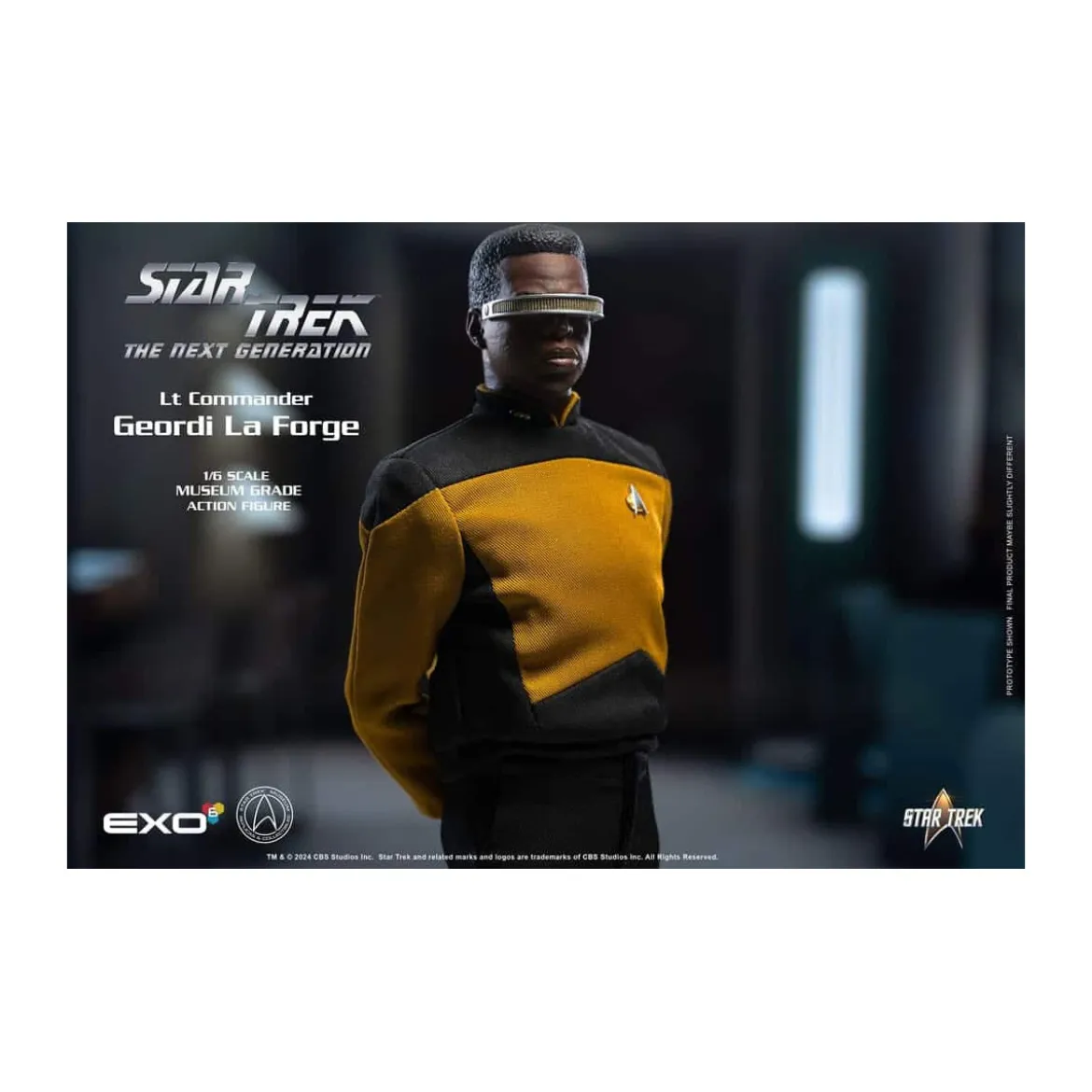 EXO-6 - Star Trek: The Next Generation - Geordi La Forge Standard Version 1:6 Scale Figure