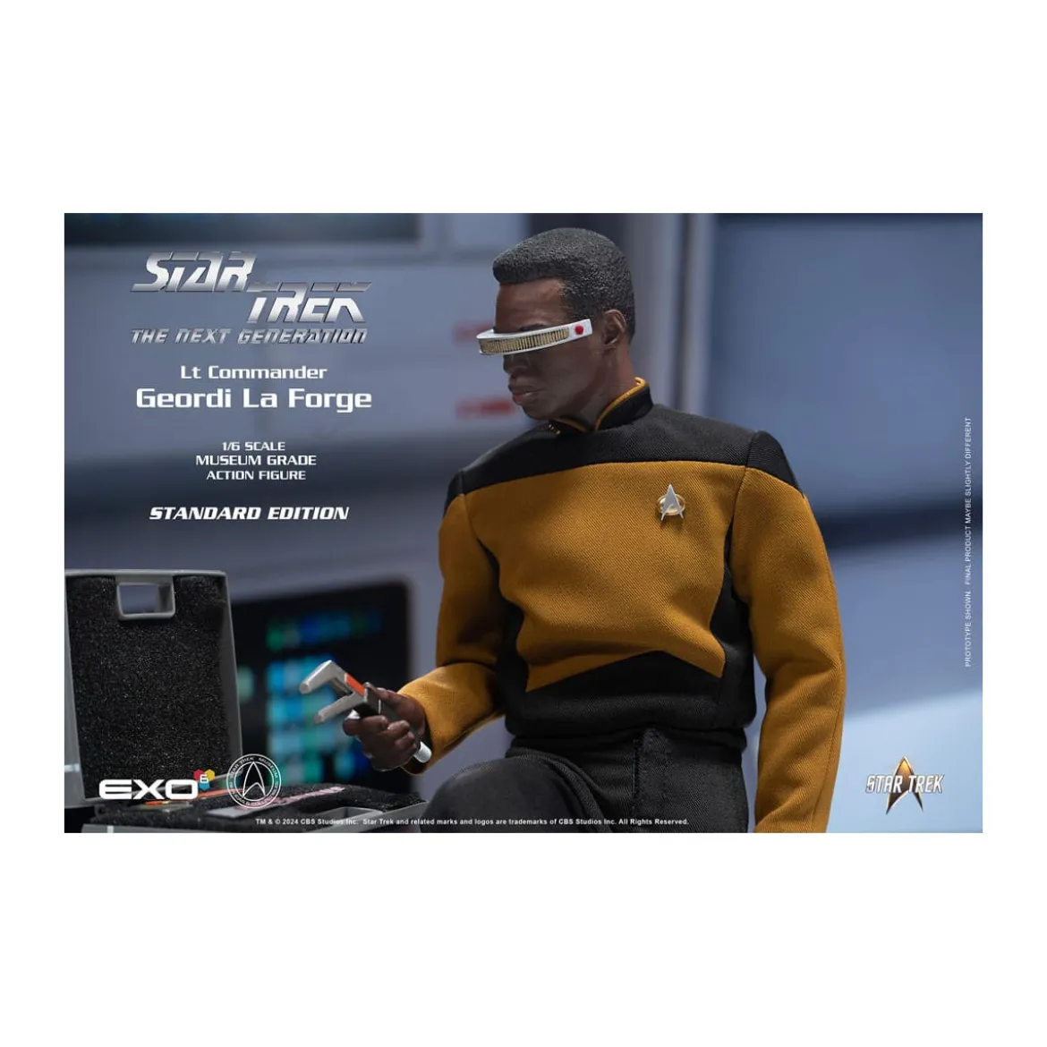 EXO-6 - Star Trek: The Next Generation - Geordi La Forge Standard Version 1:6 Scale Figure
