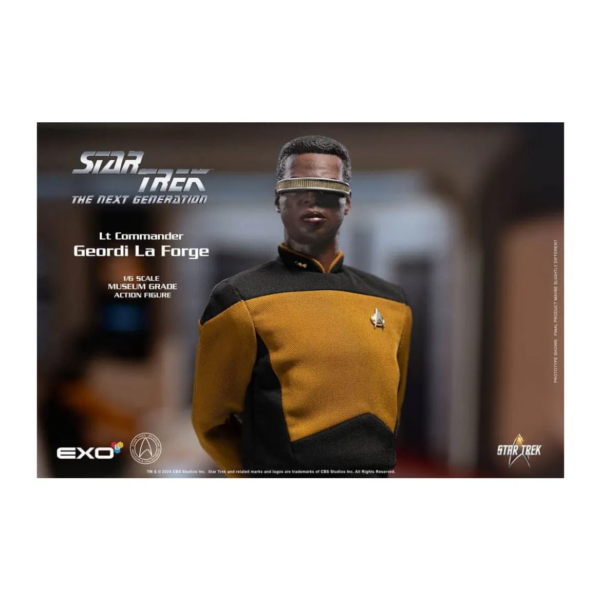 EXO-6 - Star Trek: The Next Generation - Geordi La Forge Standard Version 1:6 Scale Figure