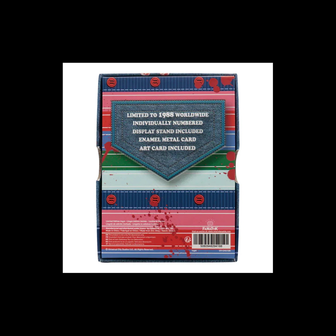 FaNaTtiK - Child's Play - Chucky Limited Edition Ingot and Spell Card