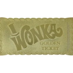 FaNaTtiK - Willy Wonka and the Chocolate Factory replique Golden Ticket Edition Collector