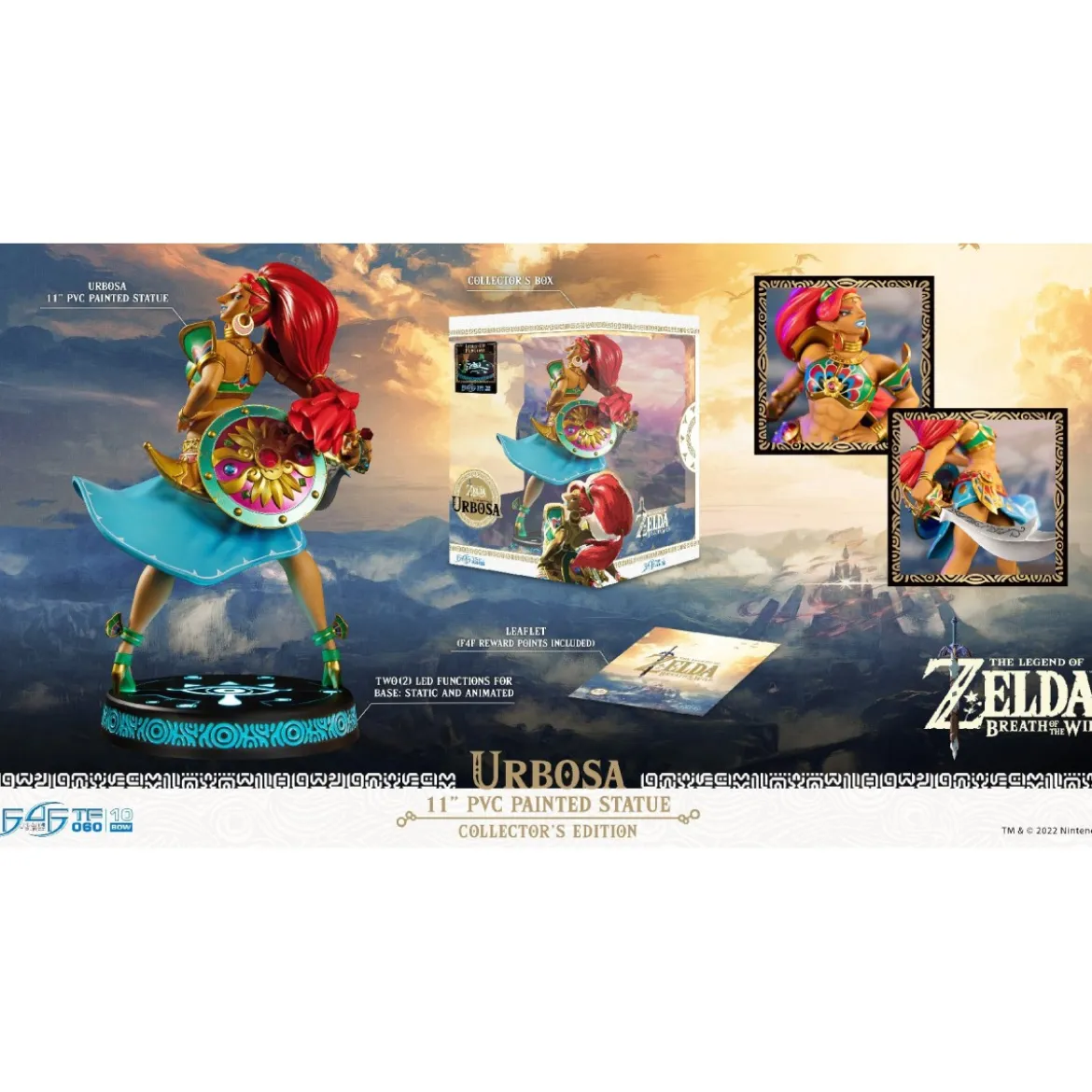 F4F Urbosa Breath of the Wild Collector The Legend of Zelda figurine PVC