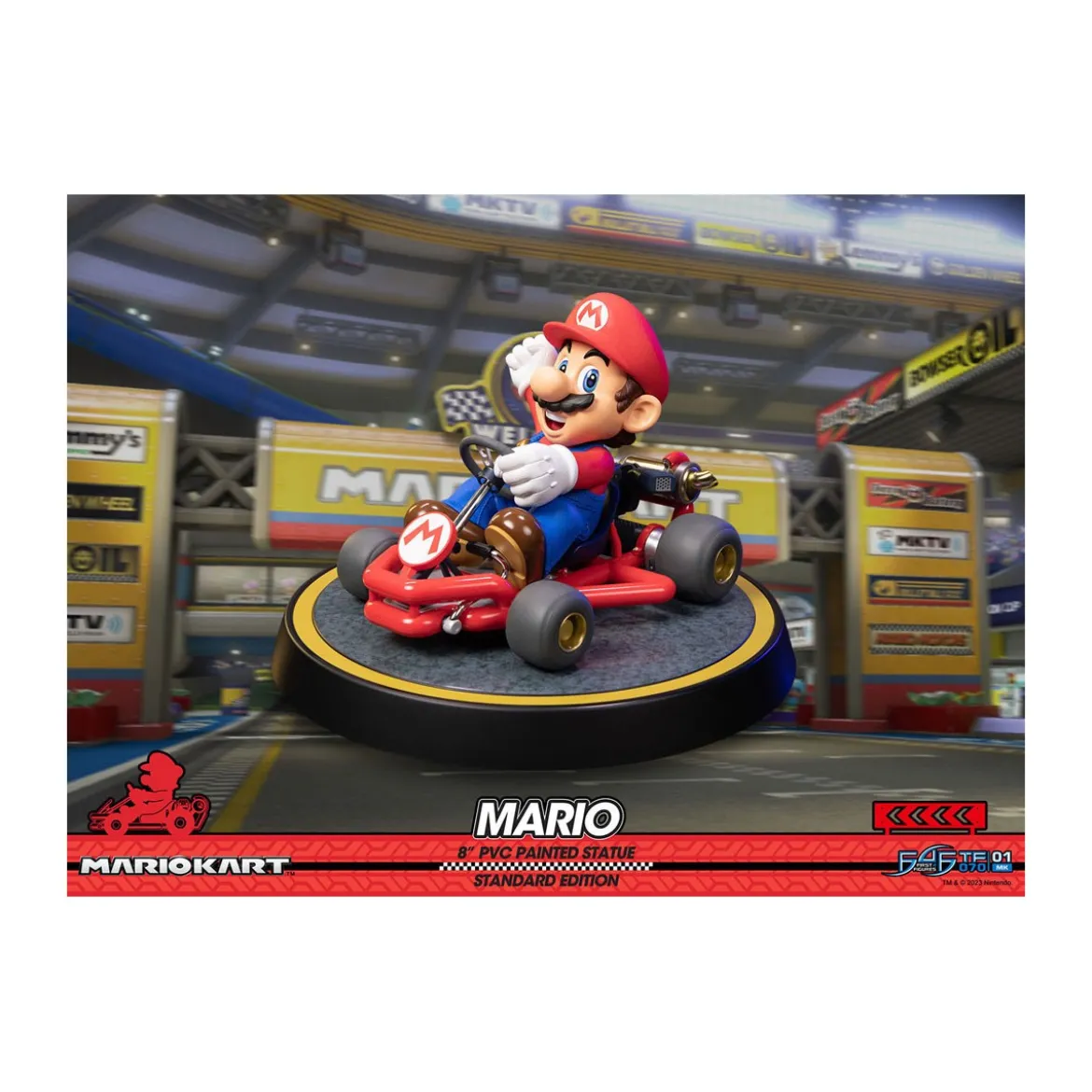 First 4 Figures - Mario Kart - MARIO Standard Edition PVC Statue