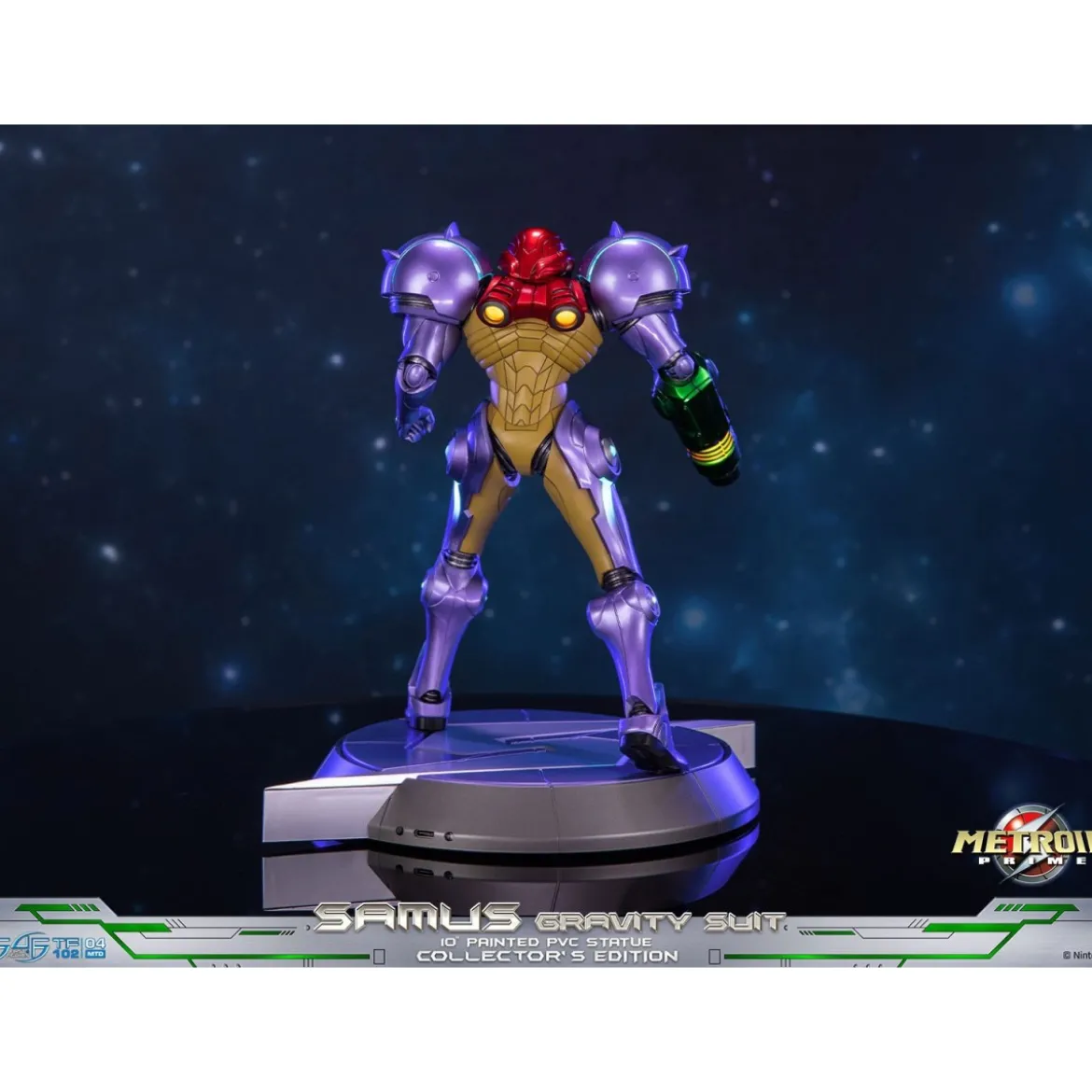 First 4 Figures - Metroid - SAMUS GRAVITY SUIT Collector's Edition PVC Statue