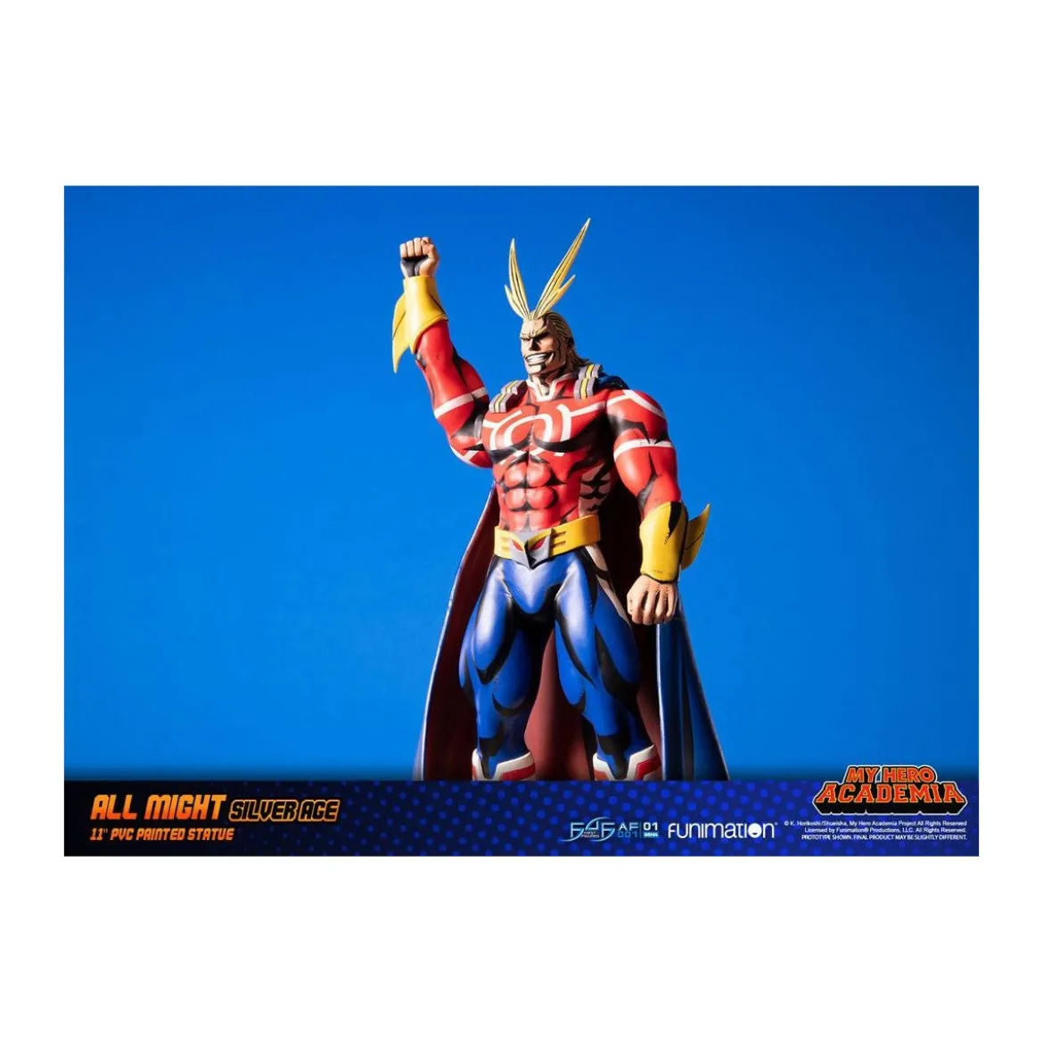 First 4 Figures - My Hero Academia - All Might Silver Age Standard Edition PVC Statue