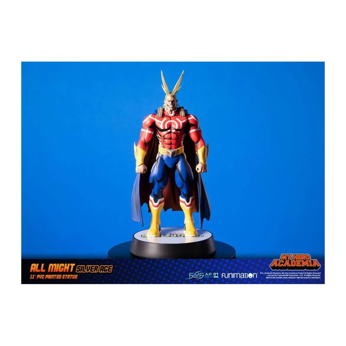 First 4 Figures - My Hero Academia - All Might Silver Age Standard Edition PVC Statue