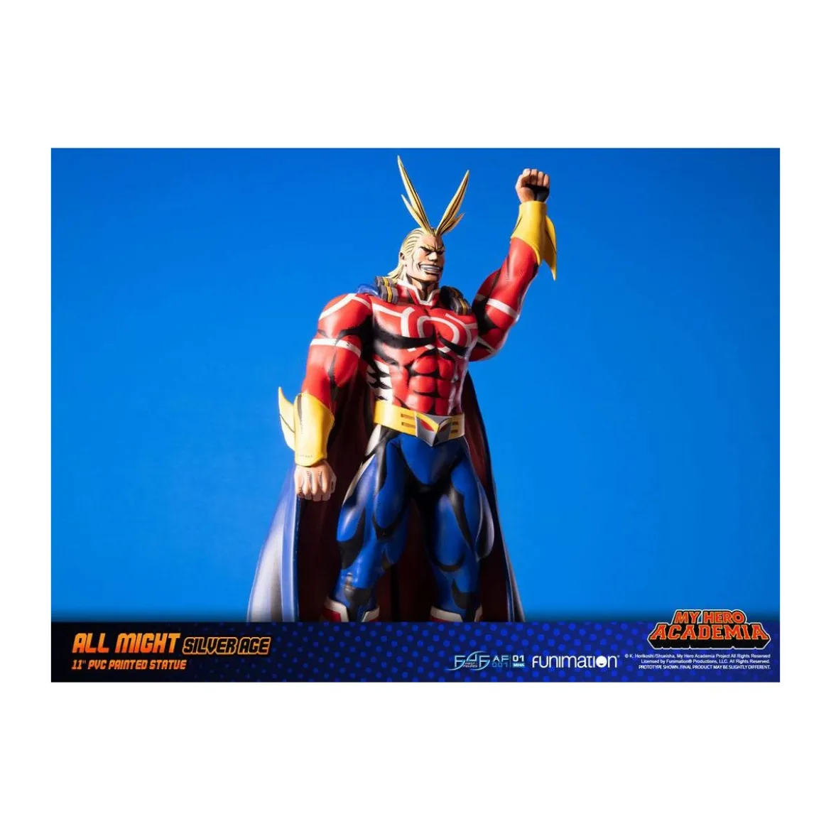 First 4 Figures - My Hero Academia - All Might Silver Age Standard Edition PVC Statue