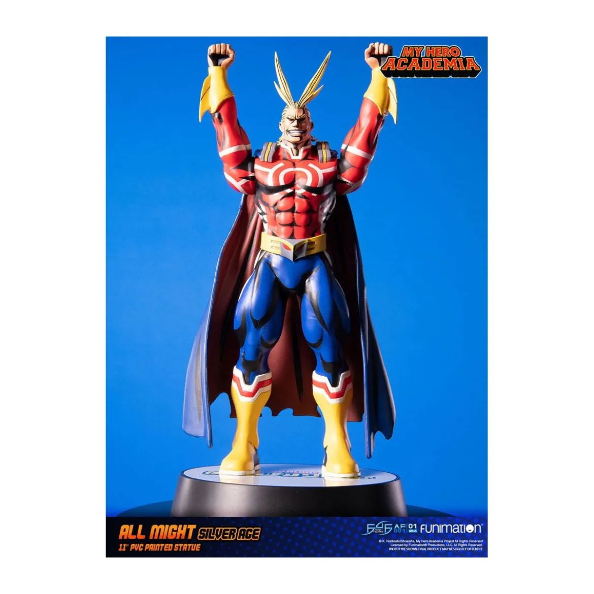 First 4 Figures - My Hero Academia - All Might Silver Age Standard Edition PVC Statue