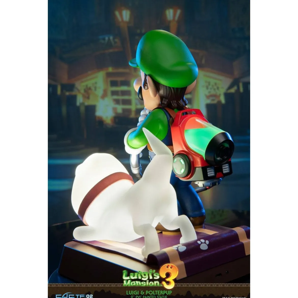 First 4 Figures - Nintendo - Luigi's Mansion 3 - Luigi & Ecto chien Collector's Edition - 23cm
