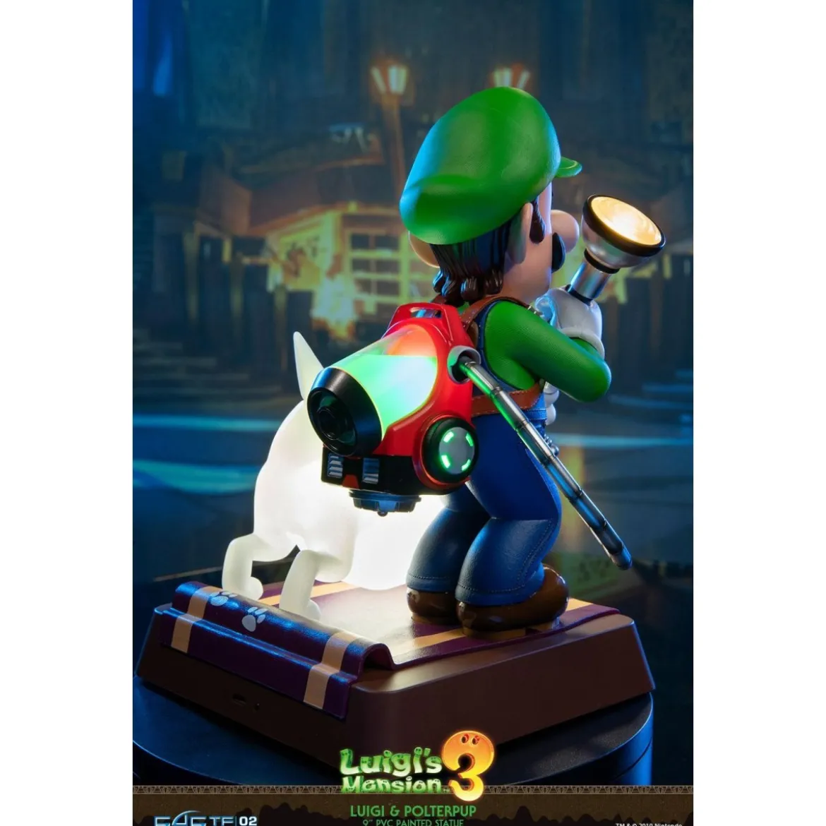 First 4 Figures - Nintendo - Luigi's Mansion 3 - Luigi & Ecto chien Collector's Edition - 23cm