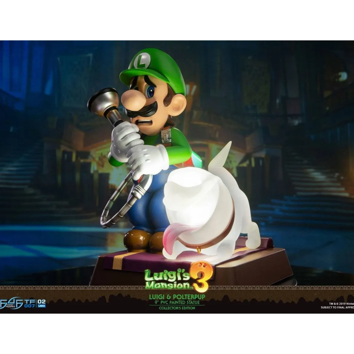 First 4 Figures - Nintendo - Luigi's Mansion 3 - Luigi & Ecto chien Collector's Edition - 23cm