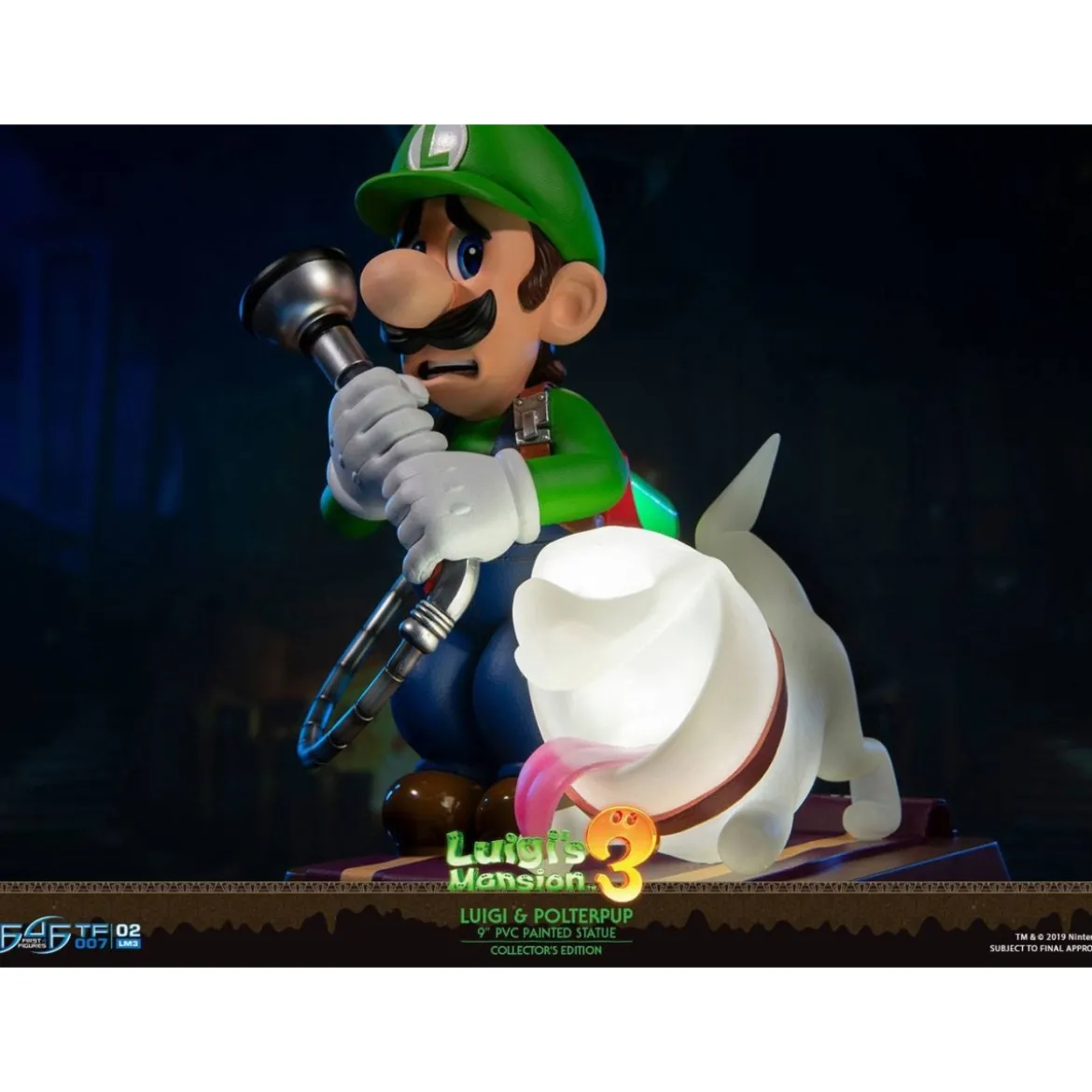 First 4 Figures - Nintendo - Luigi's Mansion 3 - Luigi & Ecto chien Collector's Edition - 23cm