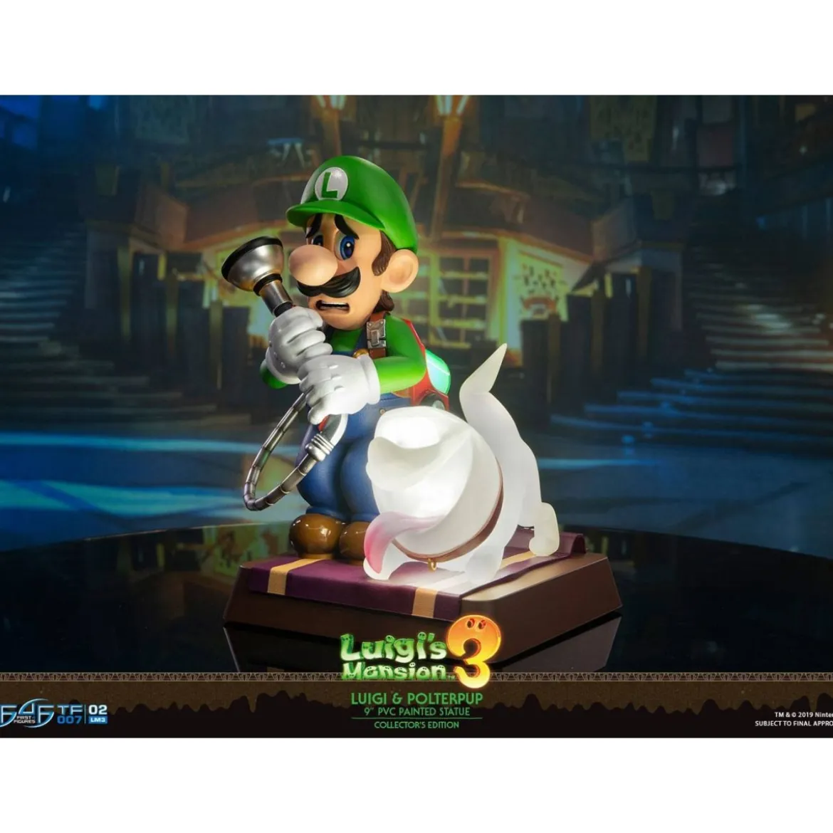 First 4 Figures - Nintendo - Luigi's Mansion 3 - Luigi & Ecto chien Collector's Edition - 23cm