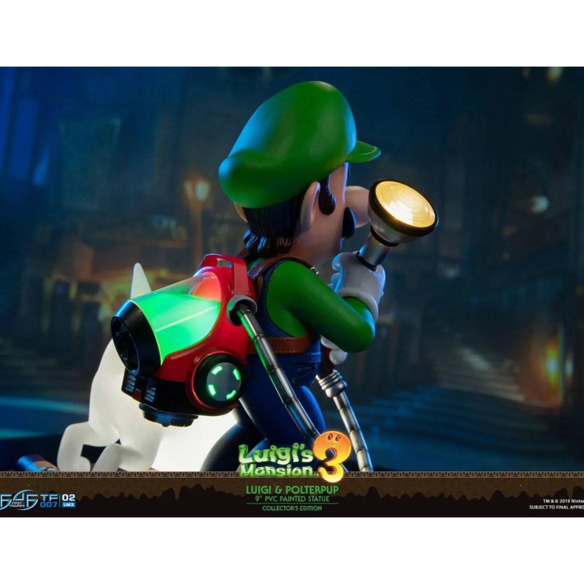 First 4 Figures - Nintendo - Luigi's Mansion 3 - Luigi & Ecto chien Collector's Edition - 23cm