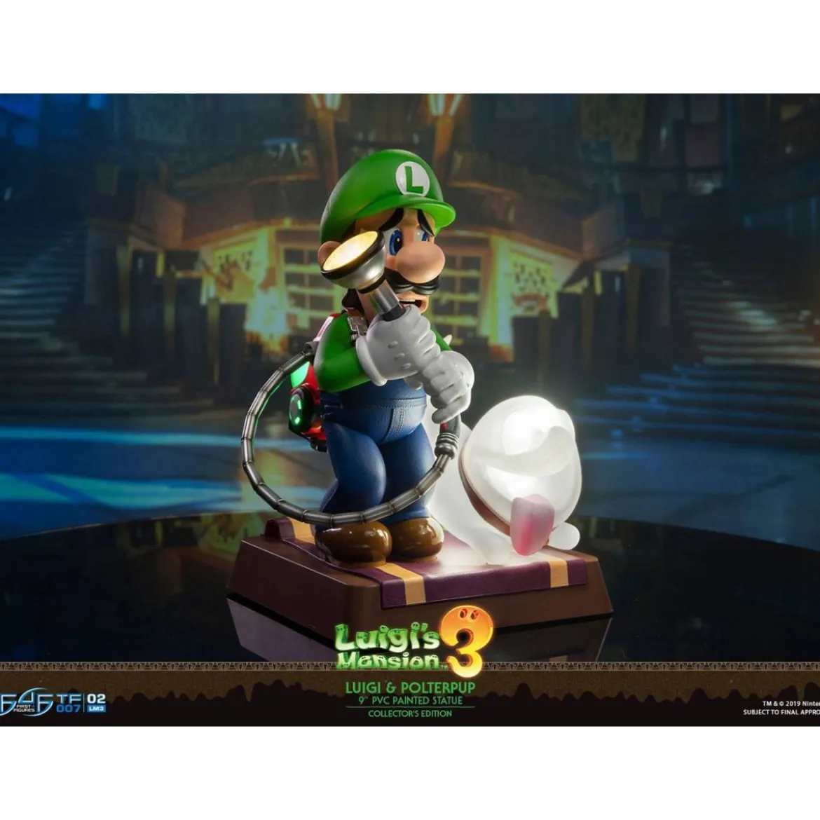 First 4 Figures - Nintendo - Luigi's Mansion 3 - Luigi & Ecto chien Collector's Edition - 23cm