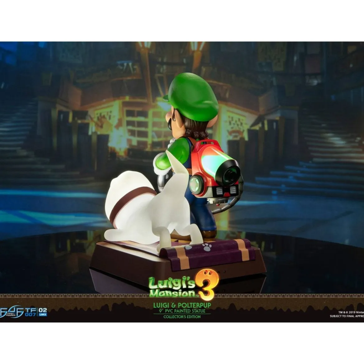 First 4 Figures - Nintendo - Luigi's Mansion 3 - Luigi & Ecto chien Collector's Edition - 23cm