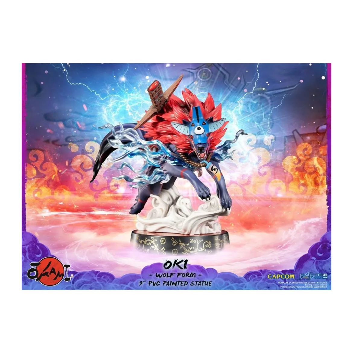 First 4 Figures Okami - statuette PVC OKI Wolf Form