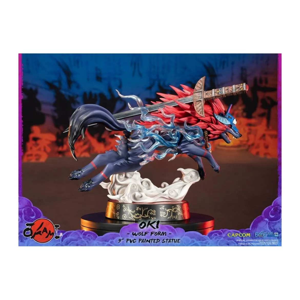 First 4 Figures Okami - statuette PVC OKI Wolf Form