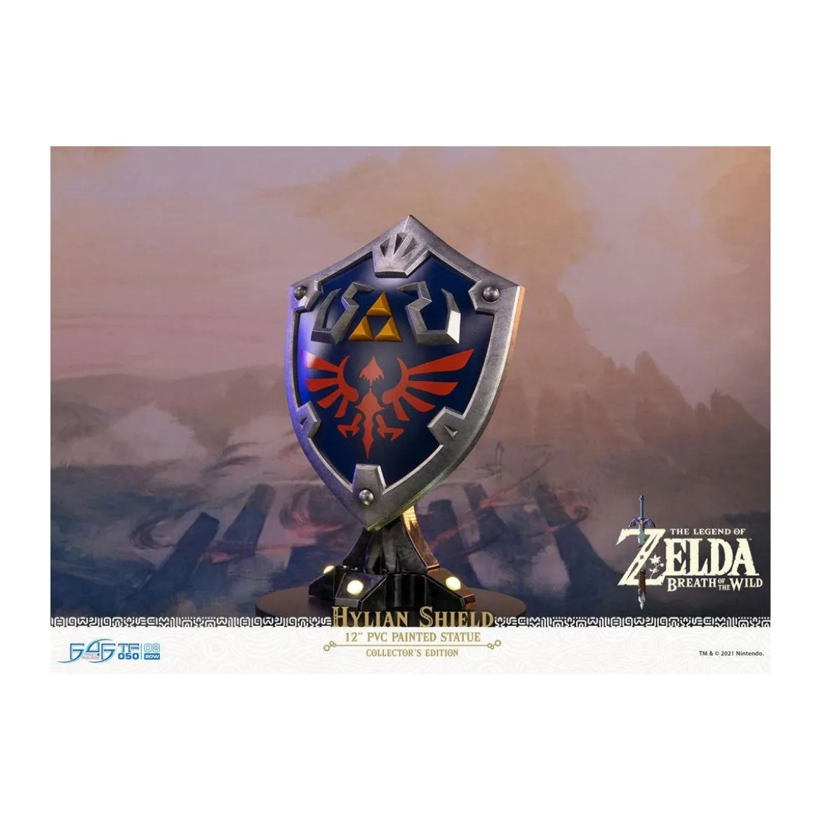 First 4 Figures - Zelda - Hylian Shield Collector's Edition - Breath of the Wild PVC statue