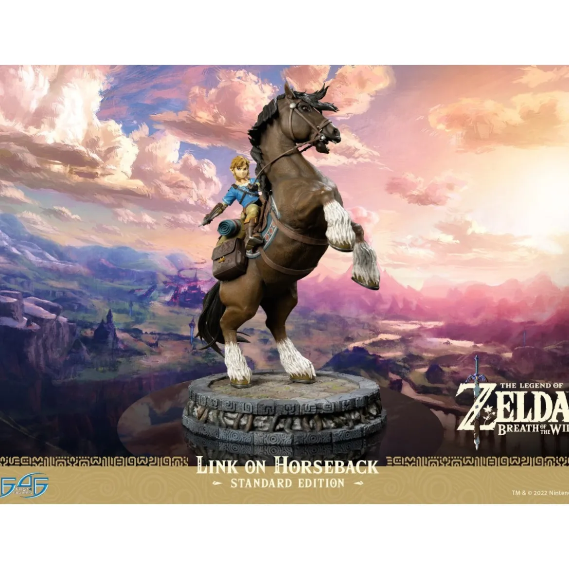 First 4 Figures - Zelda - The Legend of Zelda: Breath of The Wild - Link on Horseback (Standard Edition)