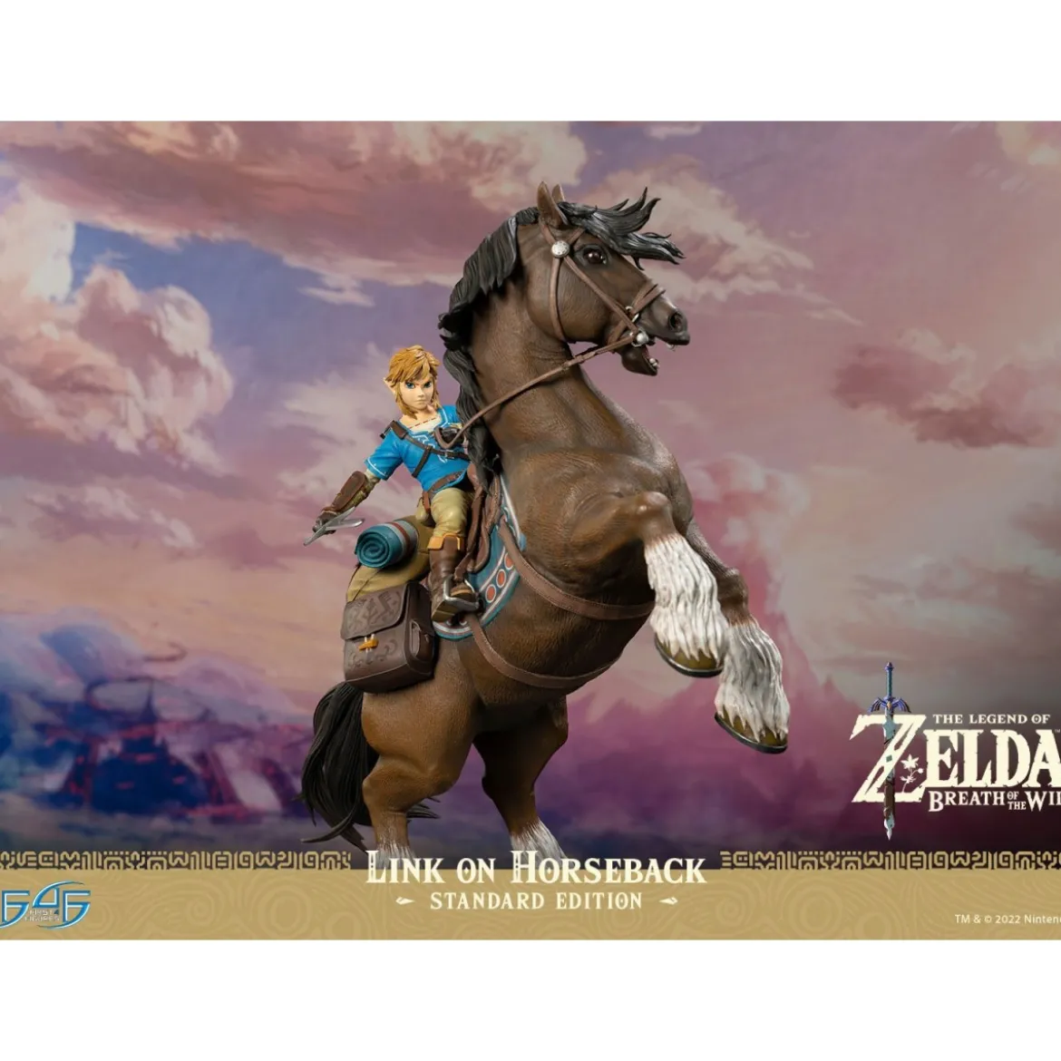 First 4 Figures - Zelda - The Legend of Zelda: Breath of The Wild - Link on Horseback (Standard Edition)