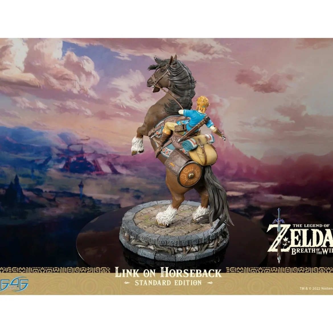 First 4 Figures - Zelda - The Legend of Zelda: Breath of The Wild - Link on Horseback (Standard Edition)