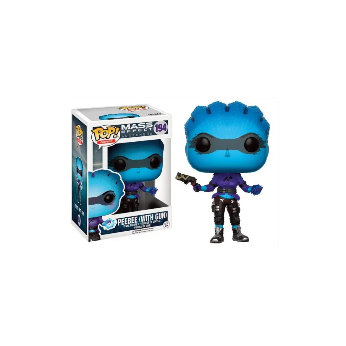 Funko Pop Mass Effect Andromeda - Peebee avec pistolet
