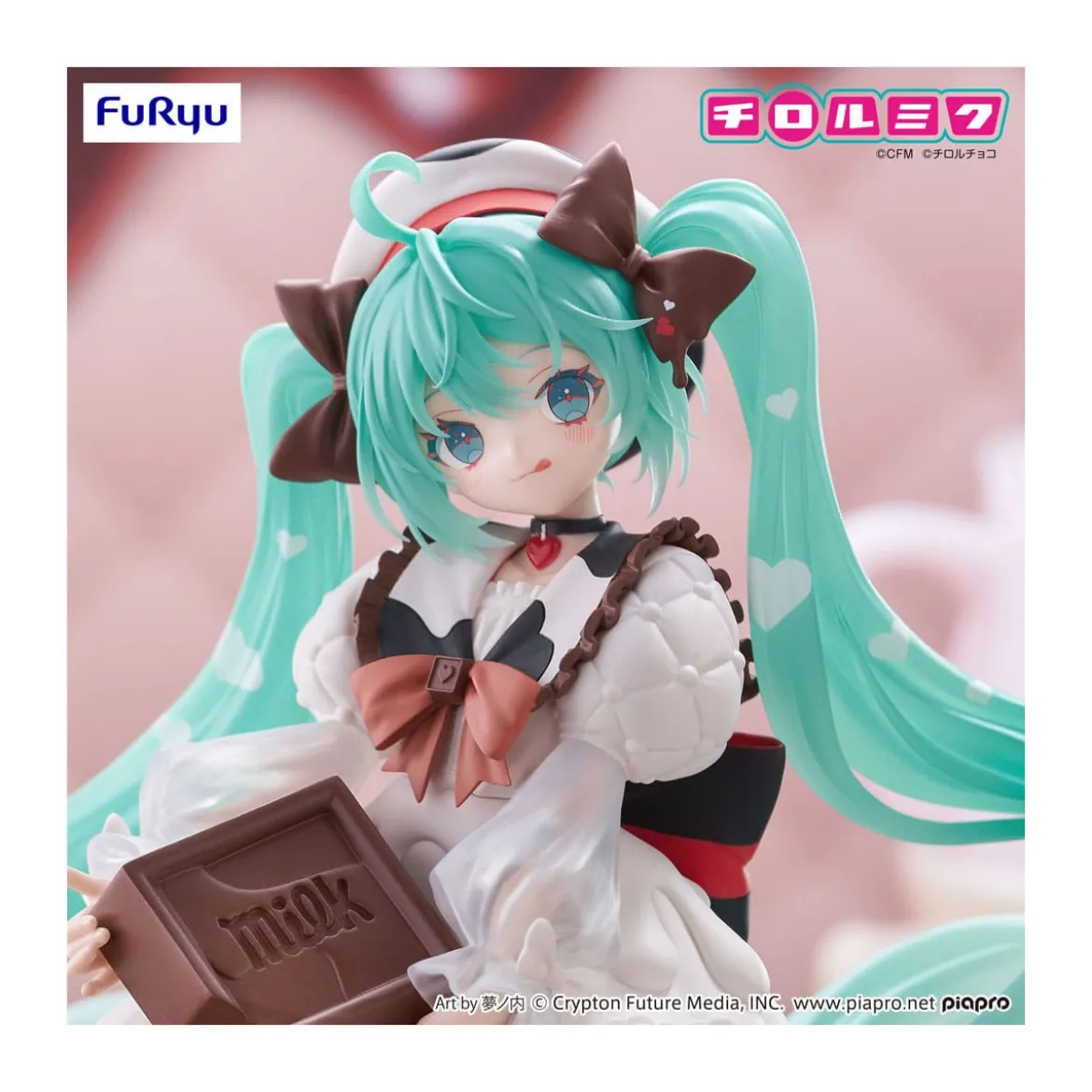 Furyu Trio-Try-iT - Hatsune Miku Milk Ver. - Hatsune Miku x Tirol Choco