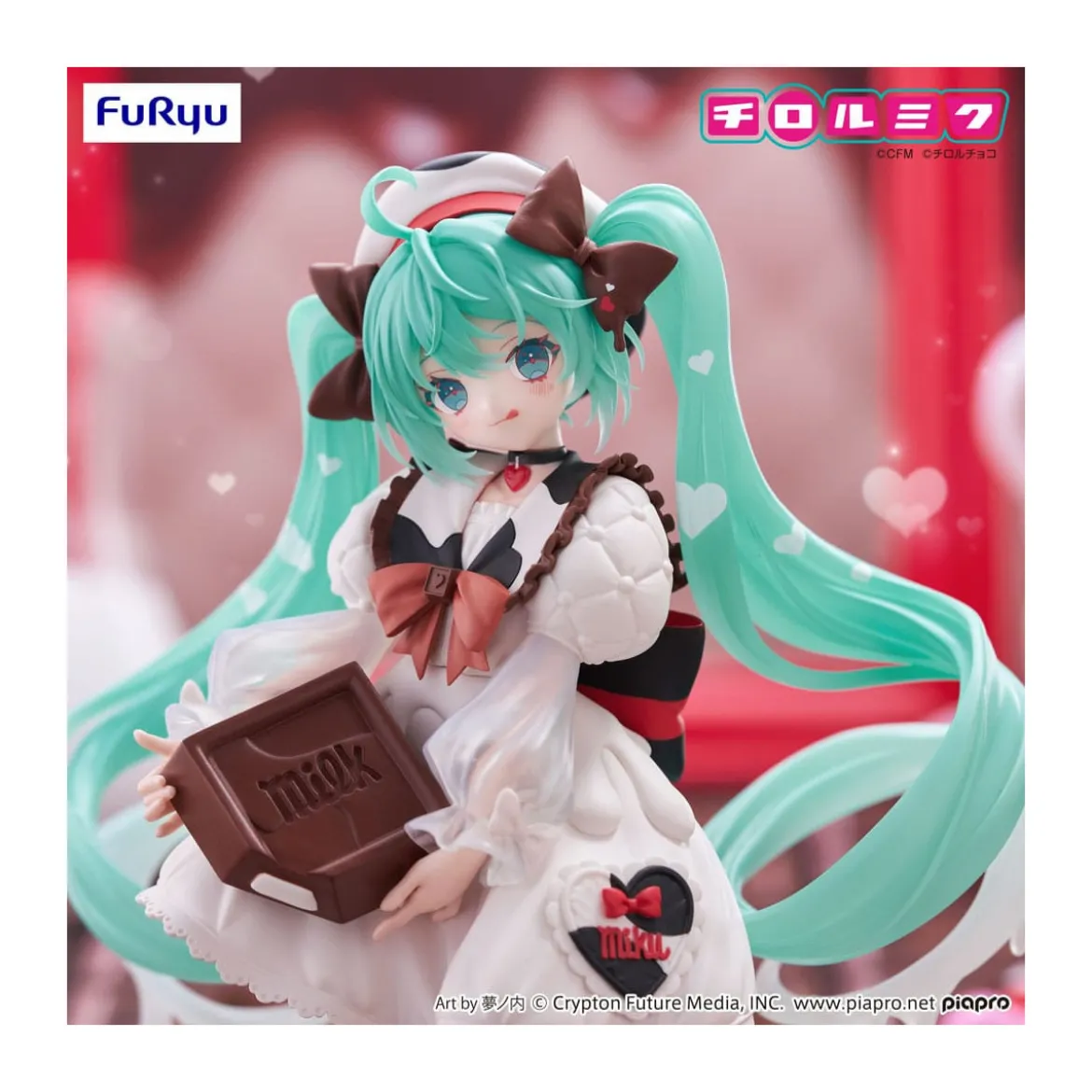 Furyu Trio-Try-iT - Hatsune Miku Milk Ver. - Hatsune Miku x Tirol Choco