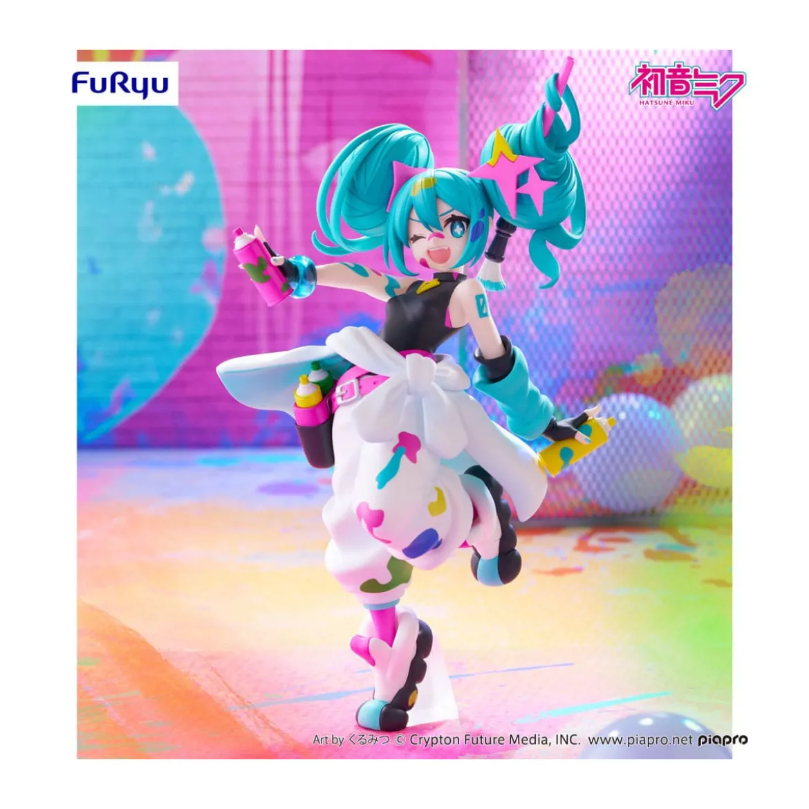 Furyu Trio-Try-iT - Miku Paint Girl - Hatsune Miku