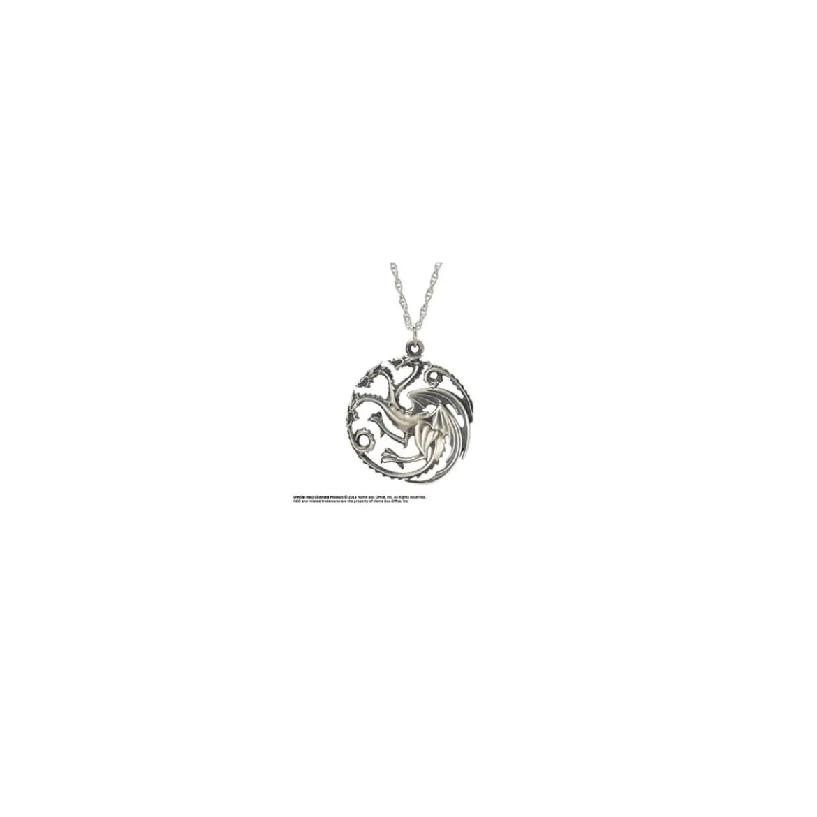Game of Thrones Pendentif Targarien Le Trône de fer Noble Collection